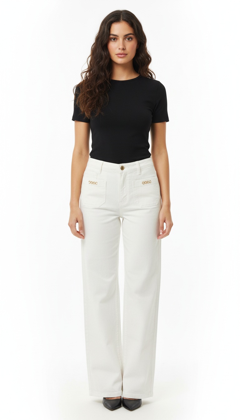 pantalon blanco