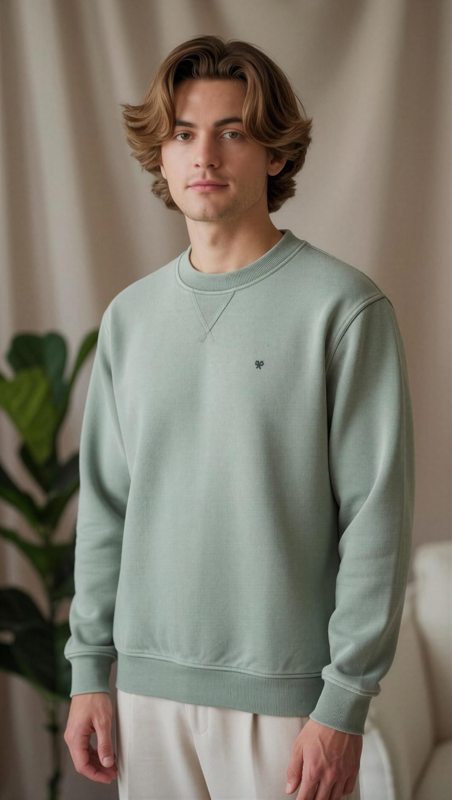 “Sudadera verde Silbon – confort sofisticado para un look impecable”