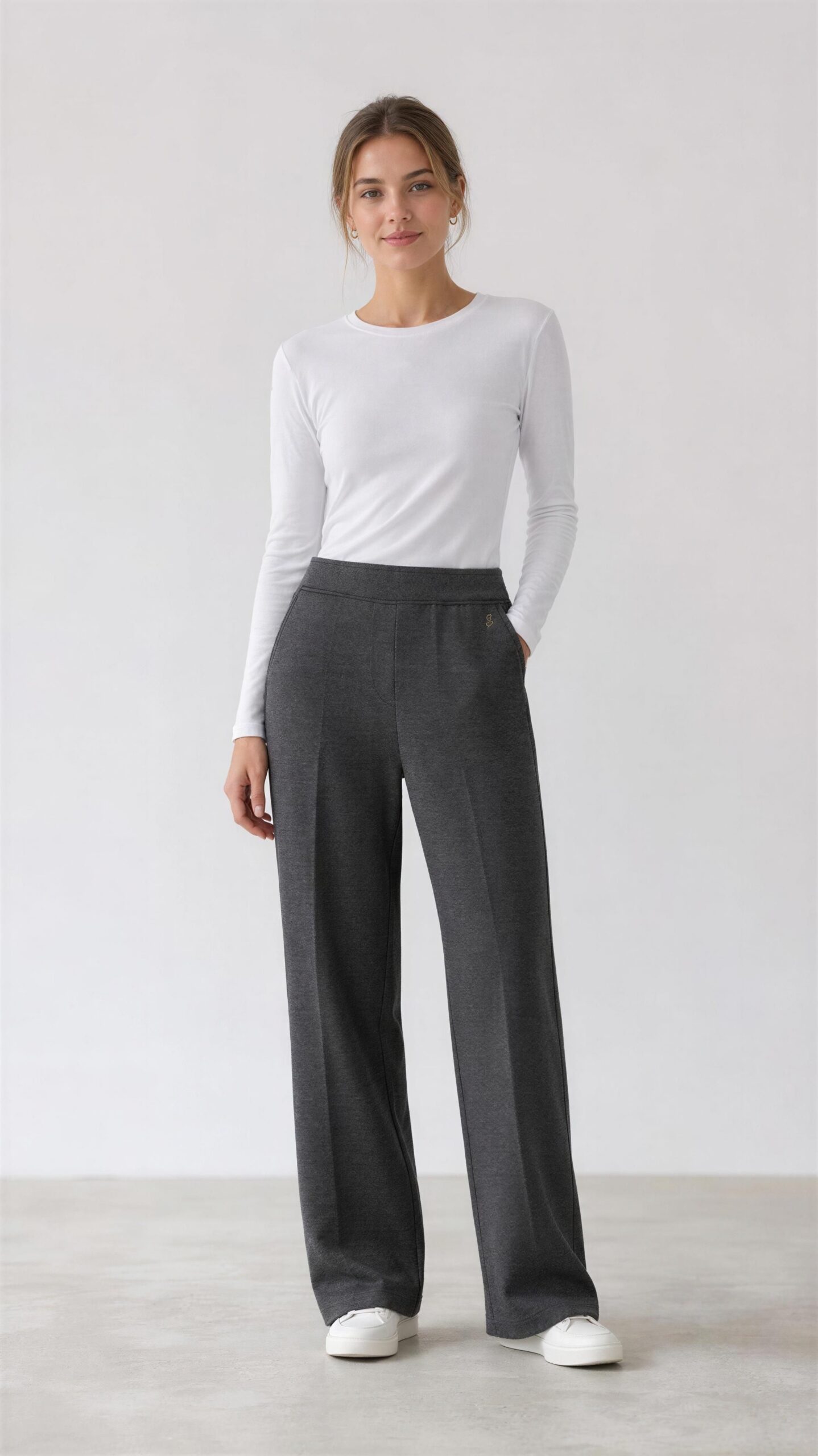 Pantalón Sisus Palazzo Gris