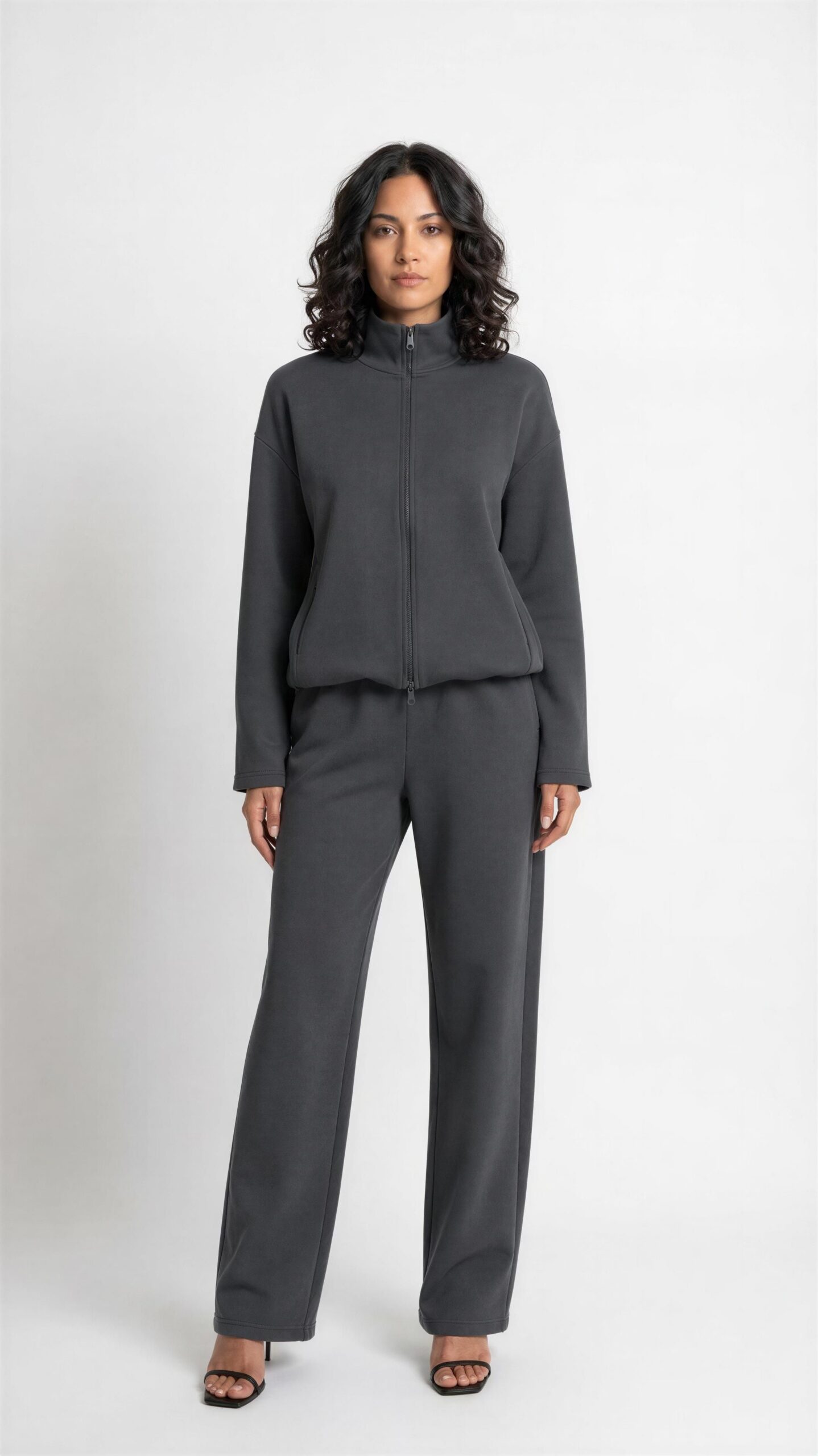 Pantalón Ecoalf Neopreno Verde Wide Leg