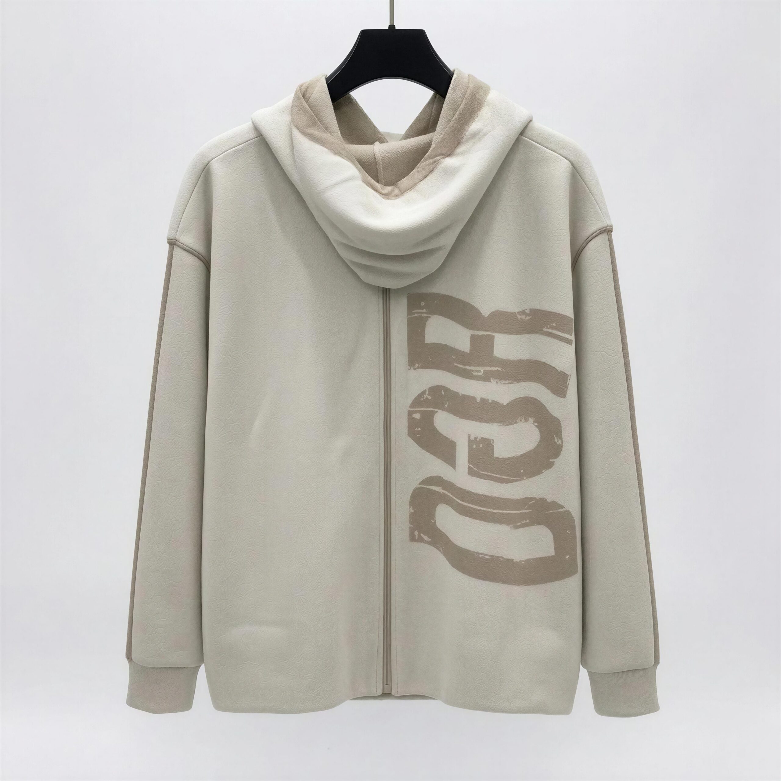 Chaqueta Trípode con Capucha y Letras - Imagen 2