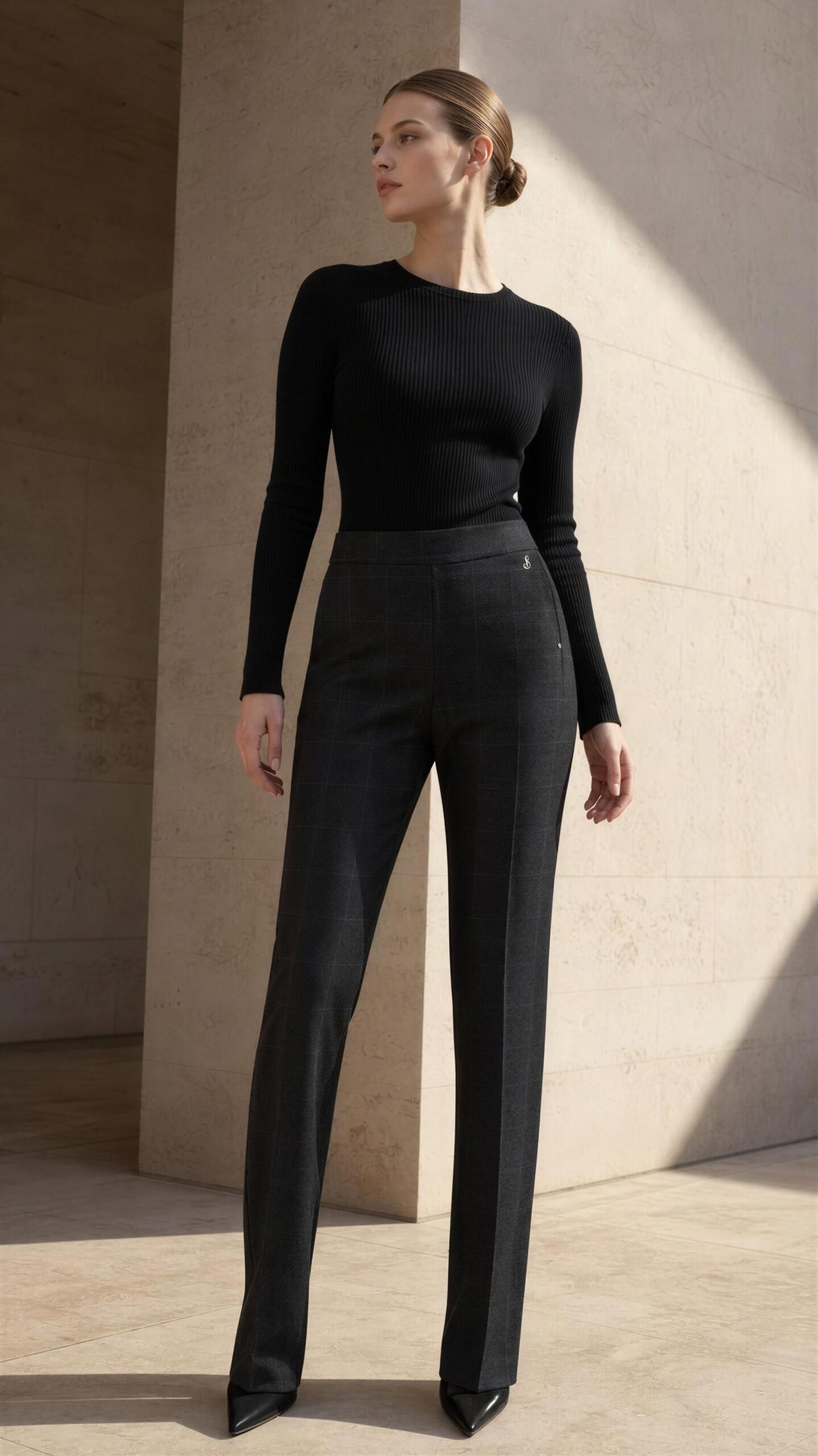 Pantalón Sisu Recto de Cuadros